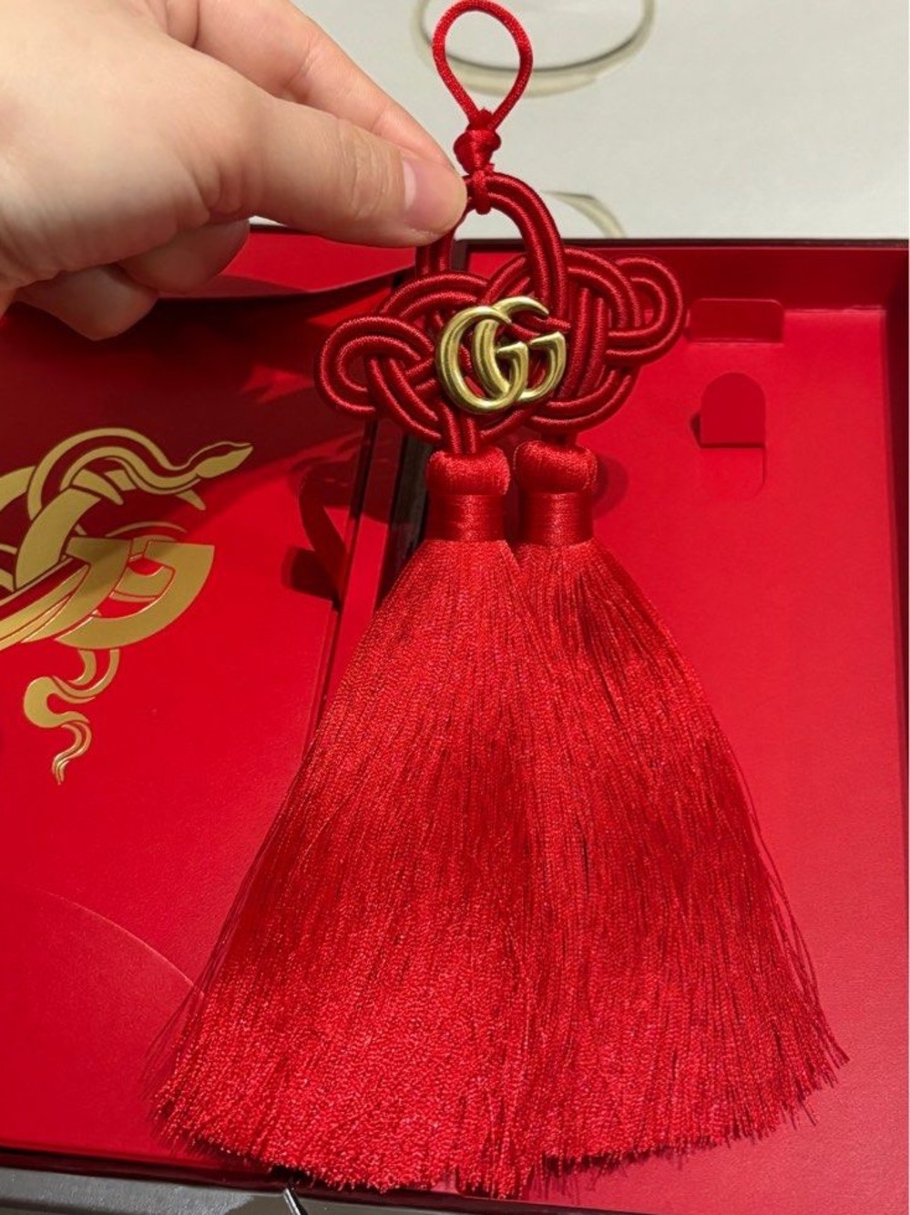 Gucci Marmont Lunar New Year Ruyi Knot Charm